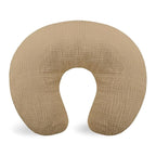 Hooyax Muslin Nursing Pillow Covers Only, Soft and Breathable Nursing Covers for Breastfeeding Pillows, Adorable Infant Feeding Pillow slipcover for Baby Boy and Girls (Brown)