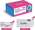 CorDx Early Detection Pregnancy Test Kit, Urine Tests for Easy at Home hCG Level Testing, Tester for Pregnant Women, Clear, Fast and Reliable Result with Over 99% Accuracy, 21 Pack Cassettes