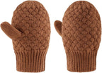 Baby Knit Mittens Toddler Boys Girls Gloves Winter Infant Newborn No Scratch Mitten 0-3 Years