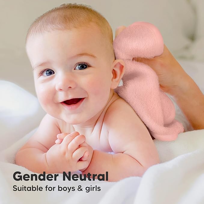 6-Pack Baby Washcloths - Soft Absorbent Viscose from Bamboo Wash Cloths for Babies, Kids, Toddlers, Infant, Newborn Bath Towels, Gentle on Sensitive Skin, 10x10 Reusable Face Towels (Candy Pop)