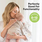 Organic Burp Cloths Baby Boy, Girl - 6-Pack Large Cotton Burping Cloths for Babies, Spit Up Rags, Super Absorbent, Ultra Soft Newborn Rag, Gender Neutral, Machine Washable, Durable (Marine Muse)