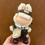 Clothes for 15/17cm Dolls(NO Doll) - Outfit for Labubu with Accessories Suit - Clothes Set for Dolls Dress Up