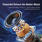 ZEALOT Portable Bluetooth Speaker, S32 Outdoor Speaker, Waterproof IPX5, Dual Pairing, Stereo Sound/TF Card/USB/AUX Competible for iPhone14 Samsung Home/Hiking/Fishing- Camo