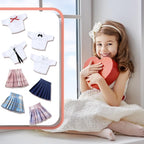 Bencailor 8 Pieces Summer Doll Clothes for 11.8 Inch Doll Accessories Shirt Skirts Dress Outfit Clothing for Birthday Gift(Novel)