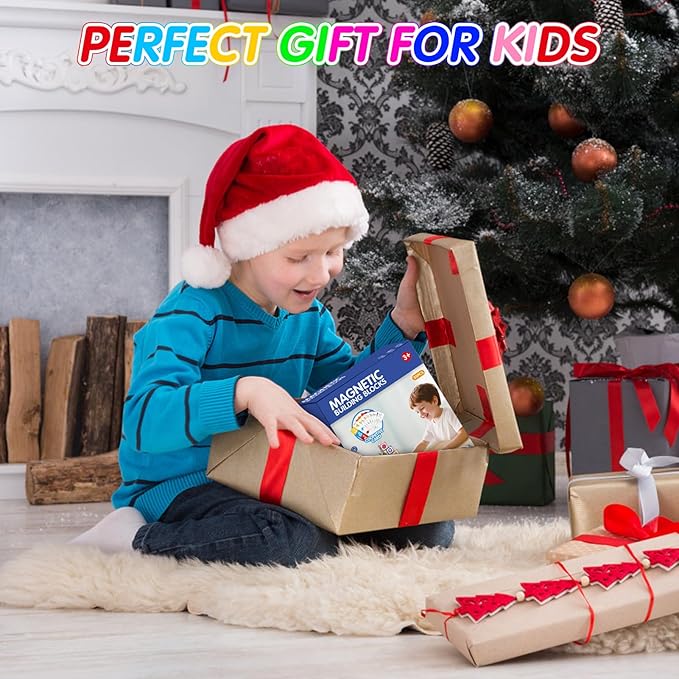 26-Piece Magnetic Blocks for Toddlers 1-3 | STEM Learning Toys with ABC, 123, Animals | Includes 9 Early Learning Cards | Big 1.4-inch Blocks are Choke-Proof and Easy to Grip