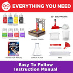 Doctor Jupiter Space Science Toy, Crafts Kit for Kids | Birthday Gifts for Boys 8+ Years Old | STEM Toy with 50+ Experiments | Learning & Educational Kits, Planet Toys