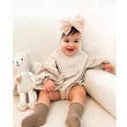 Niceye Handmade Baby Headbands Soft Stretchy Nylon Hair Bands with Bows for Newborn Infant Baby Toddler Girls