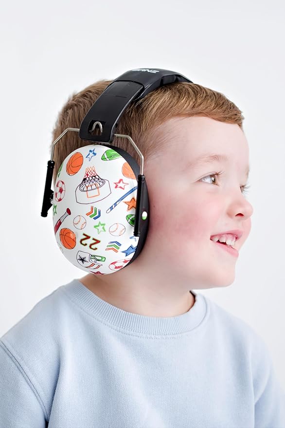 BANZ Kidz Earmuffs 2 Years & Older - Loud Noise Cancelling Kids Headphones & Toddler Ear Muffs, Size Adjustable