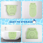 UNEEDE Dinosaur Kids Bathtub Mat - Extra Thick Rubber Shower Mat for Toddlers, 30"x18" Bath Mat with 100+ Suction Cups, Machine Washable Tub Pad for Babies & Children's Bath Time Comfort