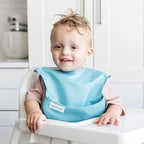 Tiny Twinkle Mess Proof Baby Bibs for Eating - Waterproof, Wipeable Bibs - Toddler Bibs - Travel Friendly - PFAS, PVC, BPA, Phthalate Free - Baby Food Bibs(5 Pack, Boy Spring)