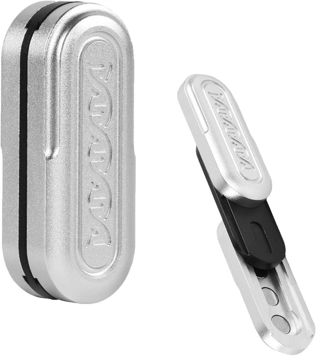 Magnetic Fidget Toys Adults Metal Fidget Slider EDC Adult Fidget Toys for Adults Stress Relief ADHD Desk Toys for Office for Adults(DNA Magnet Fidget Slider Silver)