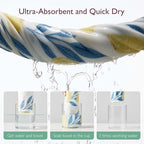 Momcozy Baby Towel with Hooded - Ultra Soft & Absorbent Large Bath Towel Set for Comfort & Gentle on Baby's Skin - Med Thick& Durable -Shower Gift & Bath Essential for Newborn, Infant, Toddler