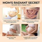 Fearless Mama Belly Butter – Luminous Scent Stretch Mark Cream for Pregnancy – Natural Moisturizer for Stretch Mark and Scar Care – Deep Hydration for Growing Bellies