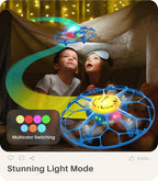 SYMA Kids Drone with 7-Color LED Light Modes, X660 Indoor Drone with Full Propeller Guard Headless Mode Rotary Ascent, Lightweight Easy to Fly Remote Control Airplane Gift for Adults Boys and Girls