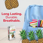 BioSwiss Bandages, Pineapple Shaped Self Adhesive Bandage, Latex Free Sterile Wound Care, Fun First Aid Kit Supplies for Kids, 50 Count