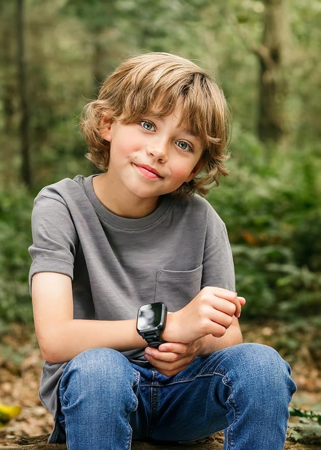 XPLORA XGO 3 - Watch Phone for Children (4G) - Calls, Messages, Kids School Mode, SOS Function, GPS Location, Camera and Pedometer – (Subscription Required) (Black)
