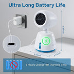 Rechargeble Bubble Machine, 270° Automatic-Rotating, 38000 Big Bubbles/min, 1000ml Large Bubble Tank, 2200mAh Battery, Bubble Maker for Kids Toddlers, Parties, Wedding, Birthday, Outdoor, White