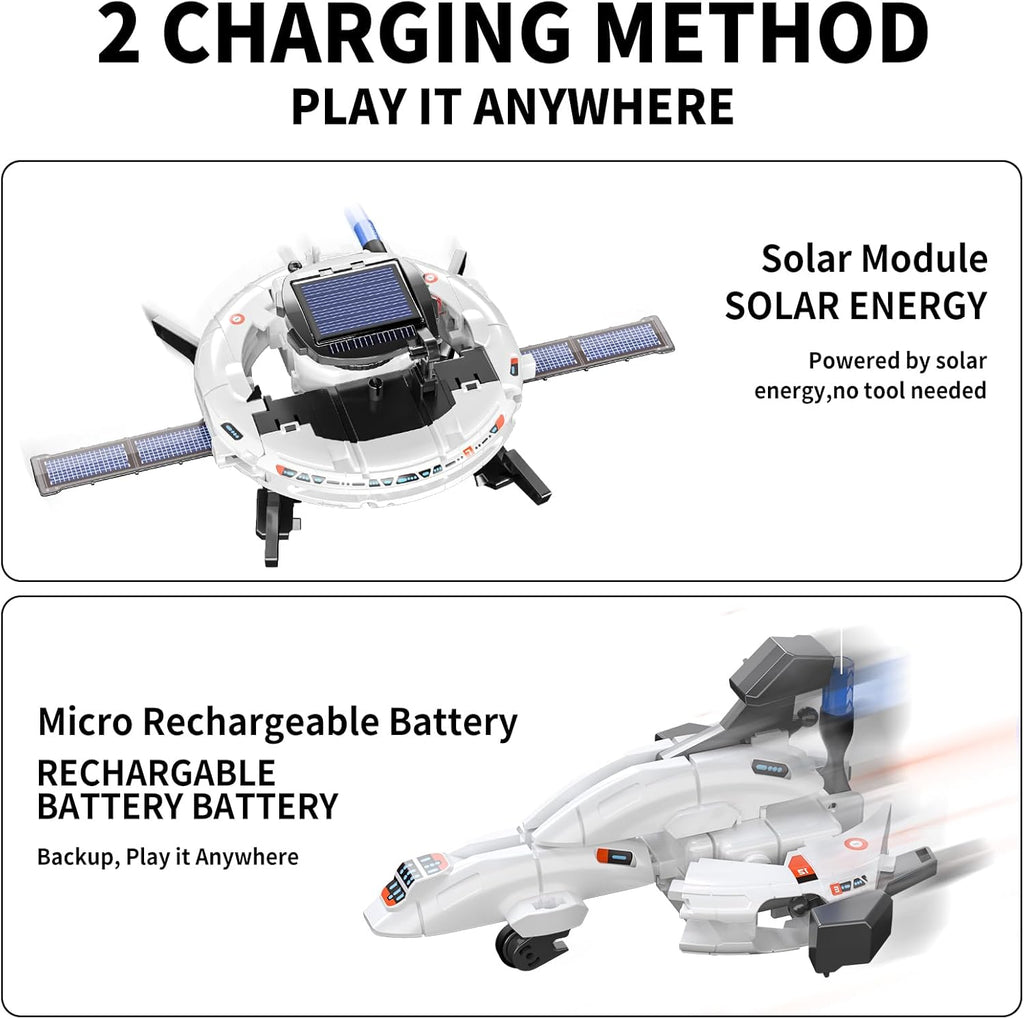 STEM Projects for Kids Ages 8-12, Science Kits for Boys 8-14, 6-in-1 Solar Robot Space Toys Building Science Kits Gifts for 7 8 9 10 11 12 13 Year Old Boys Girls Teen