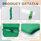 2 in 1 Baby Jumper with Swing-Indoor and Outdoor Use, Baby Jumpers and Bouncers, Toddler Swing with Foldable Stand（Green）