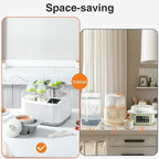 Baby Bottle Warmer,8-in-1 Smart Fast Baby Milk Warmer with LCD Timer for Breastmilk or Formula, Accurate Temperature Control, with Defrost, Sanitizer and Dryer, Keep, Heat Baby Food Jars