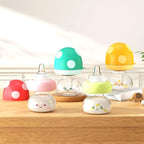 YOHKOH Newborn Glass Baby Bottles with Slow Flow Nipple for 0+ Months, Wide Neck Feeding Bottle, 2.7oz/80ml (Yellow, 2.7oz (Pack of 2))