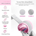 Toddler Harness Walking Leash- Child Anti Lost Wrist Link - Child Safety Harness - Upgrade with Reflective(6.5ft) - for Boys and Girls,Not Easy to Open Without Key (Light Pink)