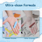 Yplus Washable Toddler Crayons, Non-Toxic for Ages 2-4, 24 Colors