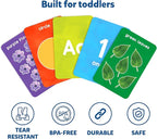 Skillmatics Thick Flash Cards for Toddlers - Letters, Numbers, Shapes & Colors, Montessori Toys, Preschool Learning Activities, Learning Aids, Gifts for Kids Ages 1, 2, 3, 4 Years