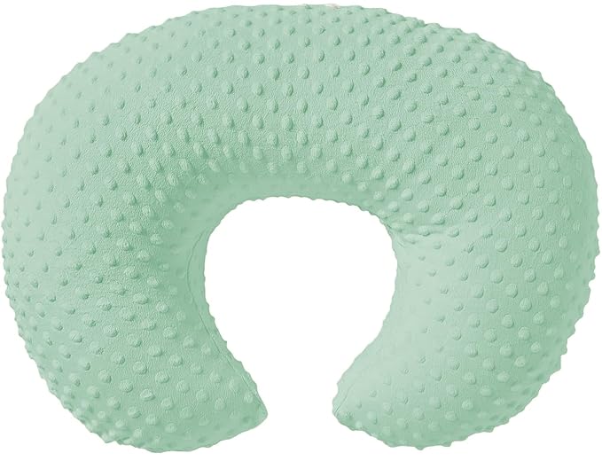 Nursing Pillow with Nursing Pillow Cover Set for Breastfeeding Moms, Ultra-Soft Nursing Pillows for Infant Newborn Baby Boy Girl (Green)
