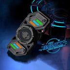 Fidget Spinner, Colorful Glow in The Dark, High Speed and Silence, Cool Metal Mechanical Gear Shape Design with Skull Symbol, Anti-Anxiety and Stress Release for Kids and Adults