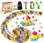 42PCS Magnetic Blocks, Montessori Toys Magnet Cubes, STEM Educational Sensory Magnetic Building Blocks for Todders Birthday Gifts