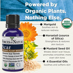 Forces of Nature Scar Treatment, Reduce Stretch Marks, Surgical Scars, Old and New Scars, Burn Scars, and Keloids, Organic Homeopathic Medicine for Skin Care, Promotes Healthy Skin, 1 FL OZ