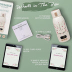 Portable Bottle Warmer for Travel 17oz Capacity - Fast Heating for Milk & Water, Portable Milk Warmer Suitable for Baby Outdoor, Airplane, and Car - Long Battery Life & Fast Charging