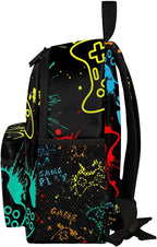 Toddler Backpack for Boys Girls - 12 Inch Video Game Kids Backpacks Preschool Kindergarten Back Pack Lightweight Waterproof Schoolbag Book Bag for School