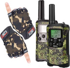 Kids Walkie Talkies Boys Toys Gifts for Kids Aged 5-12 Outdoor Toys 3 Miles Long Range 22 Channel 2 Way Radio fit Adventure Game Hunt Camp Toys 6 7 8 9 Years Old Boys Gifts