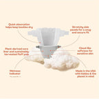 Hello Bello Diapers, Size 5 (27 lbs) Wild Cats, 18 Count of Premium Disposable Baby Diapers, Hypoallergenic with Soft, Cloth-Like Feel