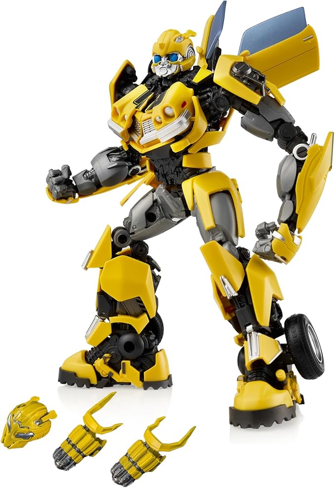YOLOPARK Bumblebee Transformers Toy Rise of The Beasts Action Figure,Highly Articulated 6.5 Inch Transformer Toys for Boys Girls 8 Years Old and Up,No Converting Bumblebee Model Kit
