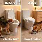 Baby Proof Toilet Lock (4-Pack) - Child Safety Cabinet Locks for Toilet Seat, Drawers, Fridge, Doors | Easy Install with Strong 3M Adhesive | Non-Toxic & Adjustable Strap for Toddler & Pet Safety