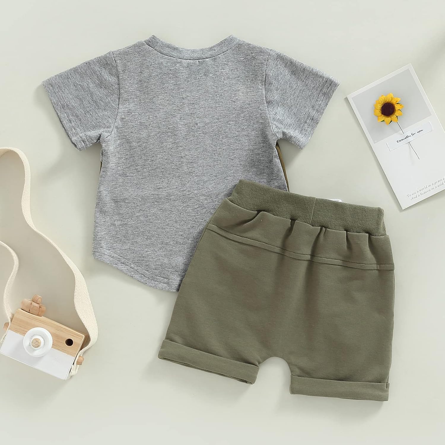 Mubineo Infant Toddler Baby Boy Summer T Shirt Shorts Outfits Short Sleeve Tee Tops Clothes Set