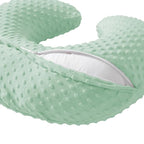 Nursing Pillow and Positioner for Breastfeeding, Ultra Soft Baby Breastfeeding Pillows for More Support for Mom and Baby, with Premium Removable Cover (Celadon)