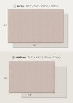 Baby Care Play Mat (Medium, Hygge - Bloom & Entry) 73’’ x 49’’ Original One-Piece Reversible Rollable Waterproof Play Mat for Infants, Babies, Toddler, and Kids