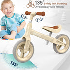 Toddler Balance Bike Toys for 1 to 4 Year Old Girls Boys Adjustable Seat and Handlebar No-Pedal Training Bike Best Gifts for Kids
