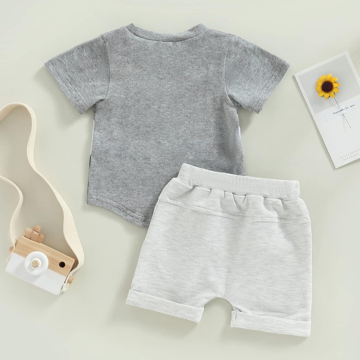 Mubineo Infant Toddler Baby Boy Summer T Shirt Shorts Outfits Short Sleeve Tee Tops Clothes Set