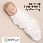 Baby Swaddle Sleep Sacks with Zipper - 3-Pack Swaddles for Newborns 0-3 Months, Infant, Baby Girls, Boys, Soft & Durable Newborn Sleep Sack, Easy Diaper Change Swaddling Blanket (Butterflies)