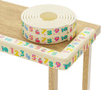 Edge Protector for Baby 6.5ft Soft Protective Foam Cushion Furniture Edge and Corner Guards Baby Child Proofing Cartoon Digital Pattern Odorless Safe for Table,Fireplace,Countertop