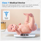 Greater Goods Medical-Grade Baby Scale – Digital Infant & Toddler Scale, 66 lb Capacity, Wiggle-Proof Accuracy, Safe for Delicate Baby Skin