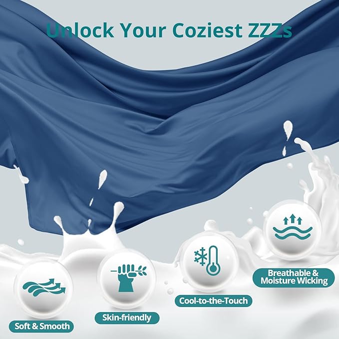 Sasttie Pregnancy Pillows for Sleeping, Jumbo U Shaped Cooling Full Body Pillow with Removable Cover, Pregnant Women Must Haves, Maternity Essential, Navy