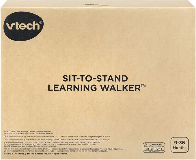 VTech Sit-to-Stand Learning Walker (Frustration Free Packaging), Blue