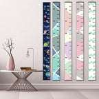 Growth Chart Wall Hanging, Portable Kids Wall Ruler Removable Height Measure Chart for Boys Girls Growth Ruler from Baby to Adult for Child's Room Decoration 79''7.9'' (Rainbow Unicorn)