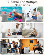 ALVABABY 2pcs Cloth Diaper Wet Dry Bags Waterproof Reusable with Two Zippered Pockets Travel Beach Pool Daycare Soiled Baby Items Yoga Gym Bag for Swimsuits or Wet Clothes L2933